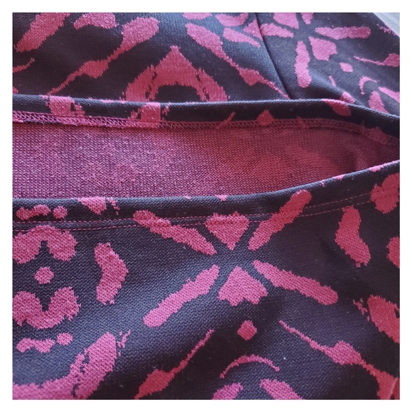 Pink and Black Patterned Tunic Dress - Picture 5 of 14